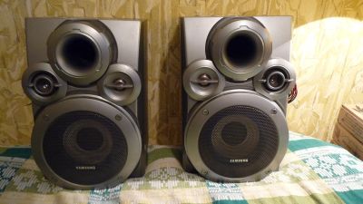 Лот: 18350301. Фото: 1. Колонки Samsung PS B550GE с рубля. Пассивные акустические системы
