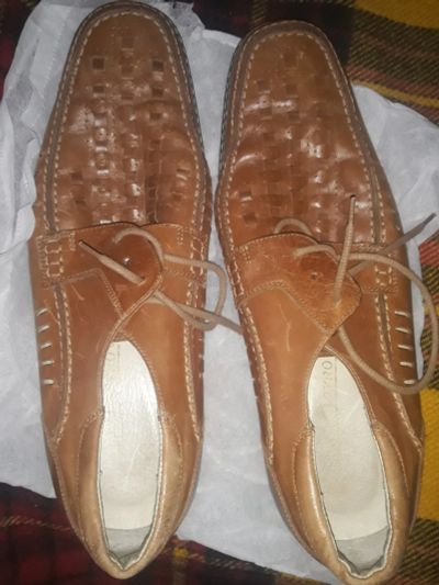 Лот: 19541379. Фото: 1. Кожаные ботинки мужские.Французские... Ботинки, полуботинки