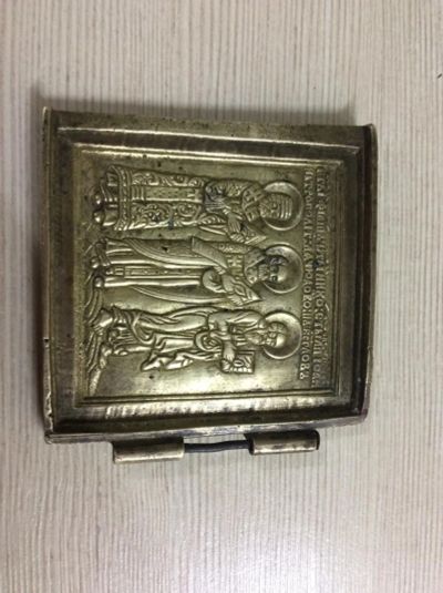 Лот: 8267451. Фото: 1. Створка иконы-складня. Предметы интерьера и быта