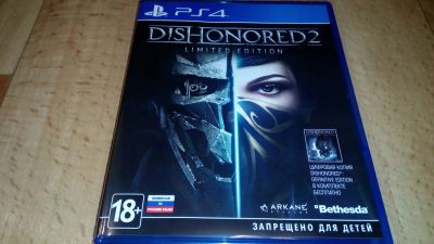 Лот: 12514428. Фото: 1. Dishonored 2 PS4 / Лицензионный... Игры для консолей