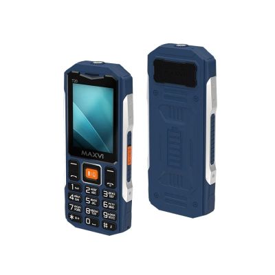 Лот: 25021348. Фото: 1. Сотовый Maxvi T20 Blue 2sim/2... Кнопочные мобильные телефоны