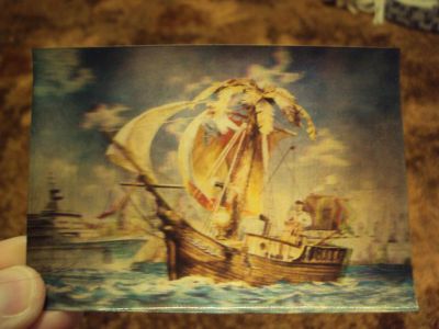 Лот: 12772742. Фото: 1. Календарик Стерео Корабль и Море. Календари