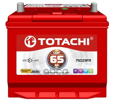 Лот: 21878245. Фото: 1. Акб Totachi Kor Cmf 65 Fr 75D23... Другое (автозапчасти)