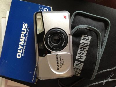 Лот: 2919278. Фото: 1. Olympus superzoom 800S почти новый. Плёночные компактные