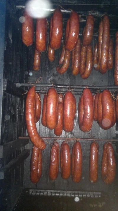 Лот: 6272964. Фото: 1. колбаса сырокопчёная говядина... Мясо, птица, яйцо