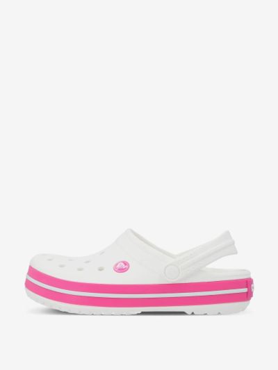 Лот: 25626638. Фото: 1. Сабо для девочек Crocs, Белый. Другое (одежда, обувь, галантерея)
