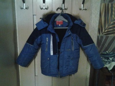 Лот: 4856812. Фото: 1. продам синий пуховик , зима. Верхняя одежда