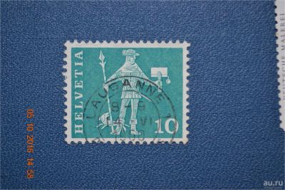 Лот: 8467397. Фото: 1. Марка Швейцарии для коллекции. Марки