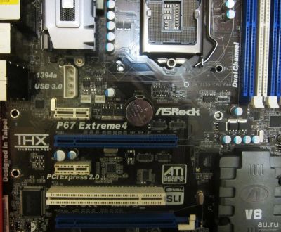 Лот: 9258106. Фото: 1. Материнская плата Asrock P67 Extreme4... Материнские платы