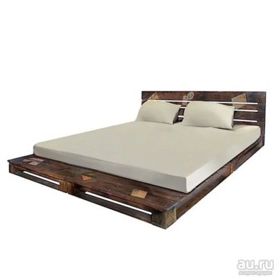 Лот: 8694008. Фото: 1. Кровать из поддонов. Кровати