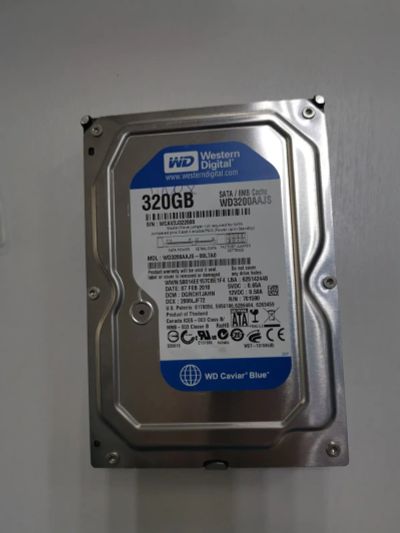 Лот: 19563649. Фото: 1. HDD Wd 320gb. Жёсткие диски (HDD)