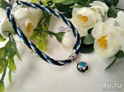 Лот: 9015353. Фото: 1. ***Колье***Кумихимо***Шнурок на... Бижутерия ручной работы