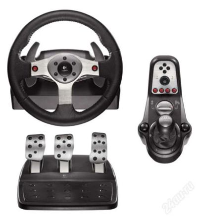 Лот: 715784. Фото: 1. Продам Logitech G25 руль+педали... Рули, джойстики