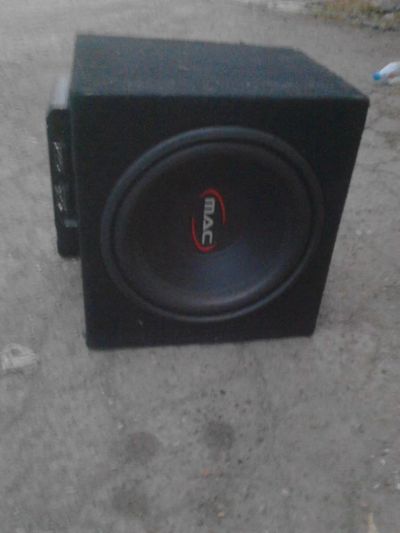 Лот: 7291332. Фото: 1. Сабвуфер mac audio + усилитель... Сабвуферы