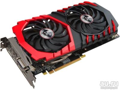 Лот: 14229949. Фото: 1. Видеокарта 4гб RX 570 MSI Gaming... Видеокарты