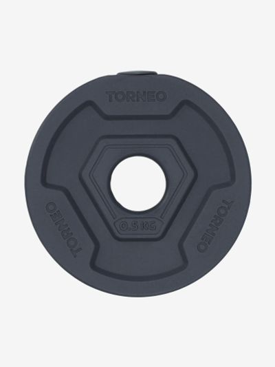 Лот: 25681213. Фото: 1. Диск 0.5 кг в корпусе из ПВХ Torneo... Другое (спортивная одежда)