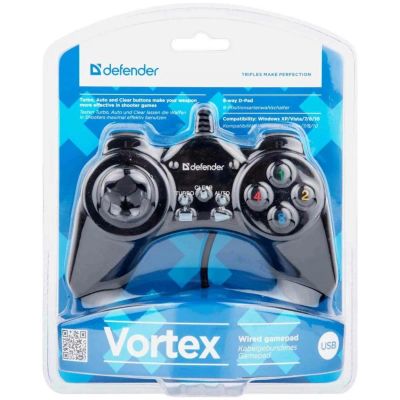 Лот: 22144660. Фото: 1. ГЕЙМПАД DEFENDER VORTEX PC-USB. Другое (бытовая техника)