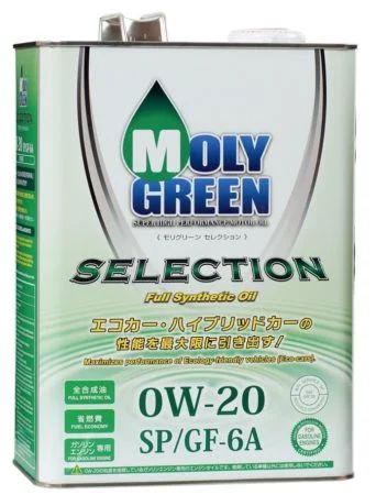 Лот: 19336562. Фото: 1. MOLY Green Selection 0W20 SP/GF-6A... Масла, жидкости