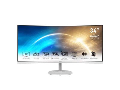 Лот: 24679939. Фото: 1. Монитор MSI PRO MP341CQW. ЖК-мониторы