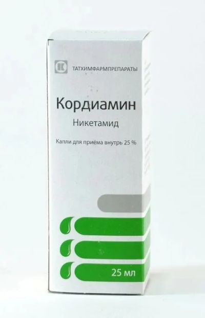 Лот: 24559668. Фото: 1. Кордиамин капли 25% 25мл. Лекарства