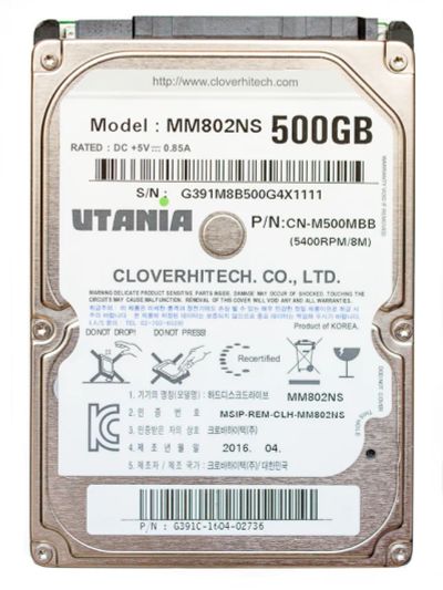 Лот: 8046455. Фото: 1. Новые жесткие диски Utania HDD... Жёсткие диски (HDD)