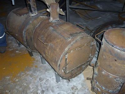 Лот: 2433513. Фото: 1. печь буржуйка большая 500 труба... Печи для бани, сауны
