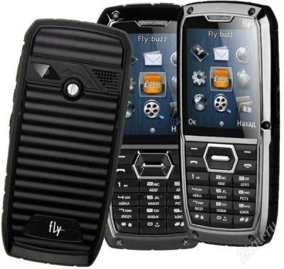 Лот: 2037692. Фото: 1. Fly OD1 Black (С Рубля) Продажа... Кнопочные мобильные телефоны