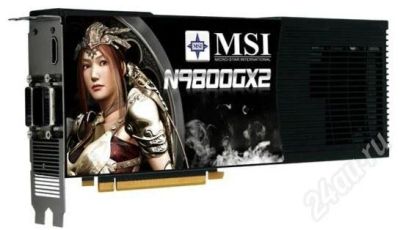 Лот: 659545. Фото: 1. Двухголовая Видеокарта MSI N9800... Видеокарты