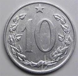 Лот: 352583. Фото: 1. Чехословакия. 10 геллер 1966г... Европа