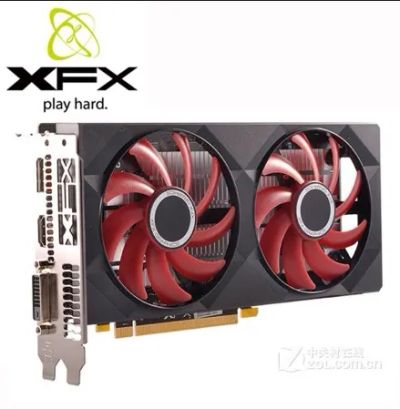 Лот: 20042409. Фото: 1. Видеокарта XFX AMD Radeon™ RX... Видеокарты