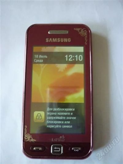 Лот: 1953206. Фото: 1. Сенсорный сотовый телефон SAMSUNG... Кнопочные мобильные телефоны