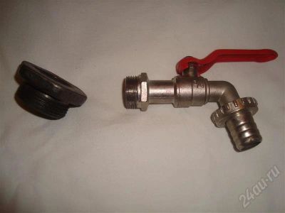 Лот: 679023. Фото: 1. Кран шаровый сливной.Италия. Смесители
