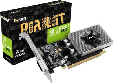 Лот: 11459015. Фото: 1. Видеокарта Palit GForce GT1030... Видеокарты