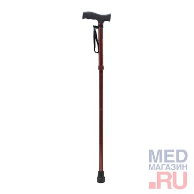 Лот: 24893573. Фото: 1. Трость опорная C Fold, BL (черный... Реабилитация, уход за больными