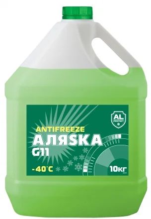 Лот: 11252883. Фото: 1. Антифриз Аляска -40 G11 green... Масла, жидкости