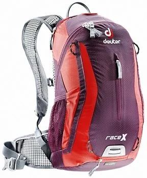 Лот: 12235196. Фото: 1. Рюкзак Deuter Race X aubergine-fire. Рюкзаки