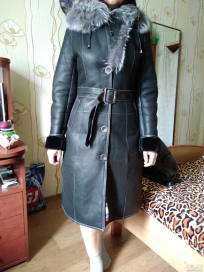 Лот: 13764659. Фото: 1. Дубленка женская, р. 46. Верхняя одежда