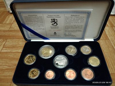 Лот: 24971047. Фото: 1. Финляндия 2005 Набор евро монет... Наборы монет