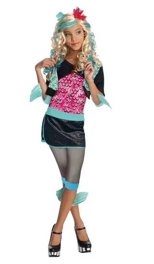 Лот: 4649314. Фото: 1. Monster High Lagoona с париком... Детские карнавальные, праздничные костюмы