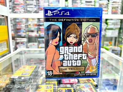Лот: 19602285. Фото: 1. Gta The Trilogy игра для Ps4 Новый... Игры для консолей