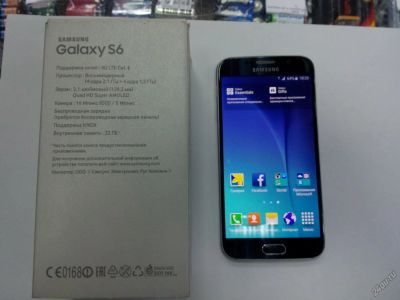 Лот: 5957144. Фото: 1. Samsung S6 32Gb комплект бу 1... Смартфоны
