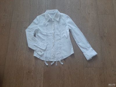 Лот: 18175082. Фото: 1. Блузка нарядная белая кружева... Рубашки, блузки, водолазки