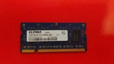 Лот: 10078861. Фото: 1. So-Dimm 1Gb DDR-2 Elpida 800Mhz... Оперативная память