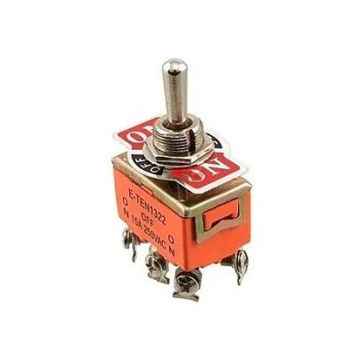 Лот: 17507454. Фото: 1. Тумблер E-TEN 1322 250V, 15A... Реле, тумблеры, переключатели