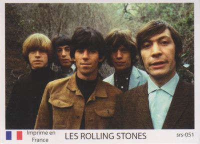 Лот: 10614452. Фото: 1. Rolling Stones коллекционная карточка... Наклейки, фантики, вкладыши