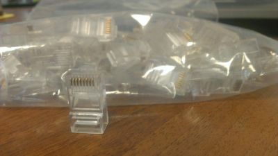 Лот: 6899620. Фото: 1. Коннектор RJ-45 8P8С-50шт. Другое (сетевые устройства)