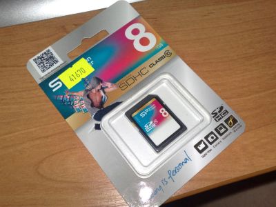 Лот: 5303303. Фото: 1. карта памяти SD НС 8Gb, класс... Карты памяти