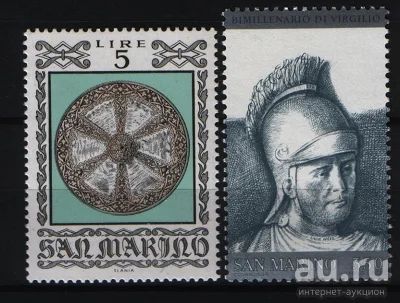Лот: 15918578. Фото: 1. Сан-Марино 1974.1981г-2марки-чистые. Марки