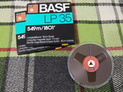 Лот: 9664182. Фото: 1. 18-ая Basf на трёхоконной катушке... Аудиозаписи