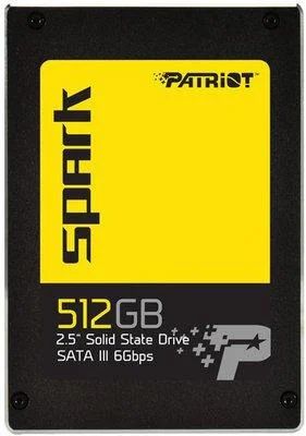 Лот: 18184015. Фото: 1. SSD Patriot Spark 512GB SATA3... SSD-накопители